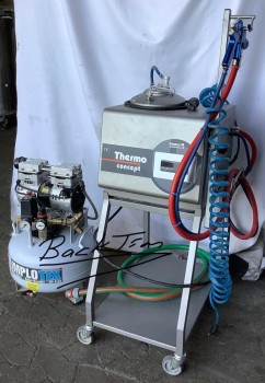 Thermo Concept 4 fondant spray machine with air compressor