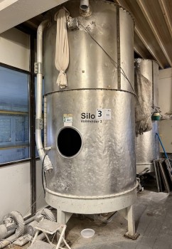 Flour silo system 2 pieces 4t