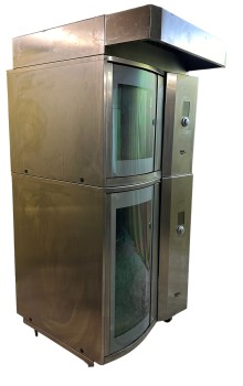 Wiesheu Dibas shop oven with self-cleaning and extractor hood