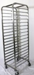 Transport trolley / freezer trolley stainless steel for 60x40 trays NEW