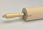 Wellholz rolling pin - rolling pin with wooden handles 350 mm