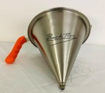 Liqueur and fondant funnels / stand / stainless steel