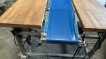 Rheon table with treadmill for Rheon and dough weigher